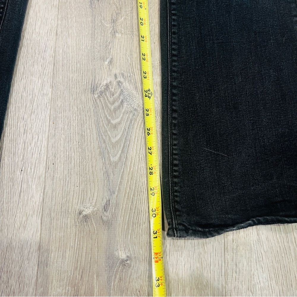 American eagle artist flare next level stretch dark wash denim jeans 14 long - Picture 15 of 16